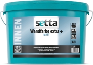 Setta Wandfarbe extra plus weiss 5l